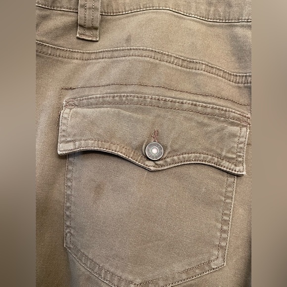 Vintage y2k low-rise Royal Robbins Outdoor Goddess 12 bootcut olive 90s hiking - Picture 13 of 13